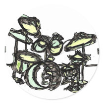 Drums stickers