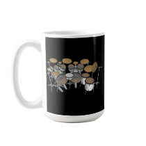 Drums: White Drum Kit: 3D Model: Coffee Mug