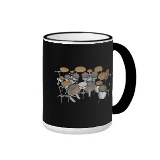 Drums: White Drum Kit: 3D Model: Coffee Mug
