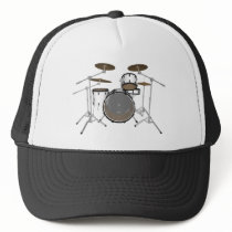 Drums: White Drum Kit: 3D Model: hats by spiritswitchboard Drums: White Drum Kit: 3D Model: hats
