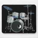 Drums & Yin-Yang Mousepad by Buddhans_Mousepads Drums & Yin-Yang Mousepad