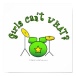 Drumset - Green Poster