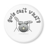View more Drumset - Silver Magnets personalized gift ideas for girls Drumset - Silver Magnets