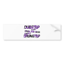 Drumstep Bumper Stickers