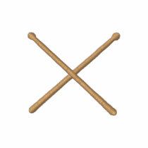 Drumsticks embroidered shirts