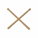 Drumsticks embroidered shirts