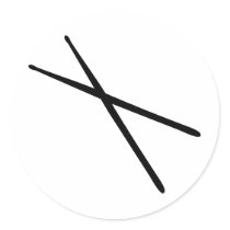 drumsticks icon stickers