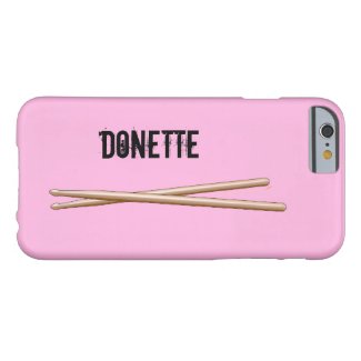 Drumsticks iphone Case Drummers Your Color, Name