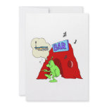 Drunk alien personalized invitations