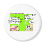 Drunk Cartoonists Funny Gifts Tees &amp; Collectibles Fridge Magnet