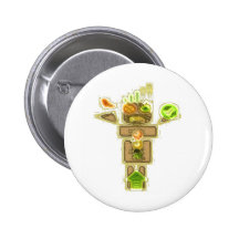 Drunk Driver Blurred Vision Pinback Buttons
