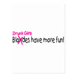 Drunk Girls Have More Fun Postcards
