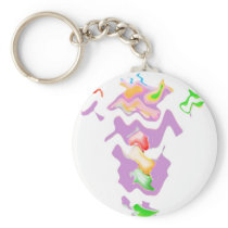 Drunk Granny Wave Dance Key Chains
