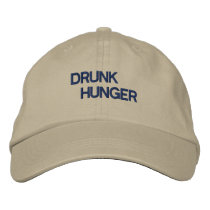 DRUNK, HUNGER BASEBALL CAP