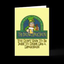 Tarjeta borracho Leprechaun tarjetas by wislander Tarjeta borracho Leprechaun tarjetas