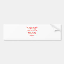 drunk pizza bumper sticker