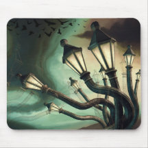 Drunk Streetlamps 2 Mouse Pads