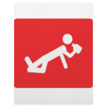 drunken man icon personalized letterhead