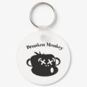 Drunken Monkey Keychain by mgajudo Drunken Monkey Keychain