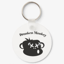 Drunken Monkey Keychain by mgajudo Drunken Monkey Keychain