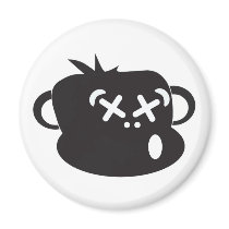Drunken Monkey Magnet by mgajudo Drunken Monkey Magnet