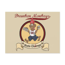 Drunken Monkeys postcards