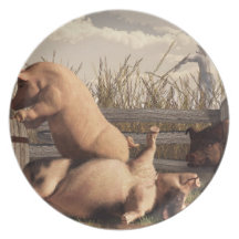 Drunken Pigs Dinner Plates