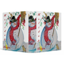 DRUNKEN SNOWMAN HOLIDAY RECIPES BOOK binders