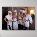 Drunkin dudes stealing towels posters