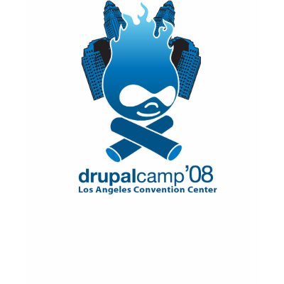 Drupal Camp LA 2008 Flame Shirt (Women) by ccharlton