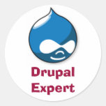 Drupal Expert Round Sticker