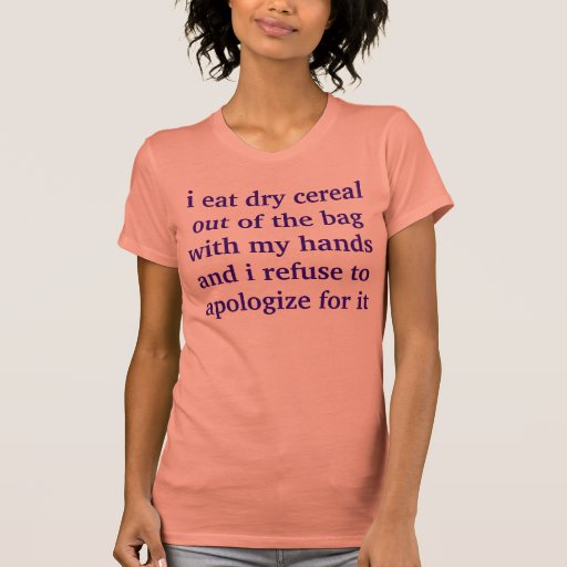 dry cereal fan tshirts