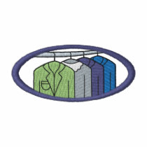 Dry Cleaner Logo embroidered shirts by ZazzleEmbroidery Dry Cleaner Logo embroidered shirts