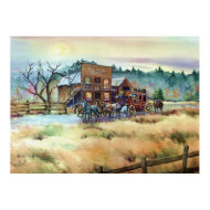 DRY CREEK STATION by SHARON SHARPE print