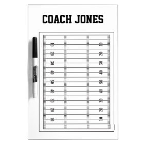 Dry Erase Board for Football Coach