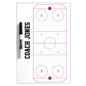 Dry Erase Board for Hockey Coach