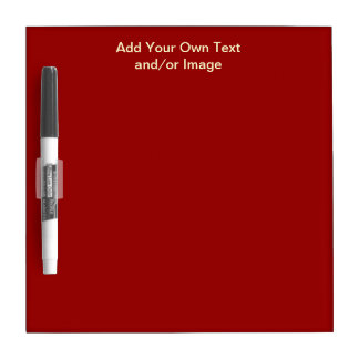 Dry Erase Board Template (Red)
