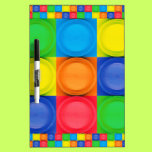 Dry Erase Board with Fun Bottlecap Design dry erase boards