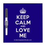 [Crown] keep calm and love me  Dry-erase Boards