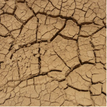 Dry ground in Death Valley Photo Sculpture