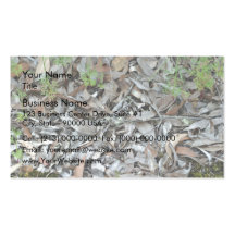 Dry gum leaf background texture business card template