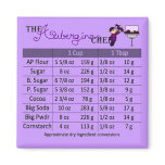 Dry Ingredients Conversion Table magnets