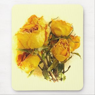 Dry Roses Mouse Pad