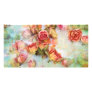 Dry roses on green vintage