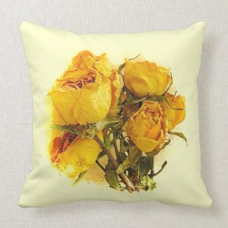 Dry Roses Pillow