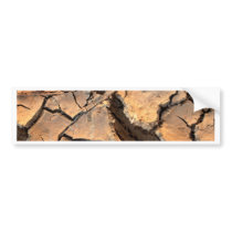 dry soil / crack earth bumper stickers by naturelife dry soil / crack earth bumper stickers