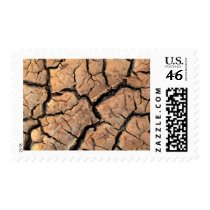 dry  soil  / crack earth postage
