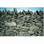 Dry stone wall photo cut out