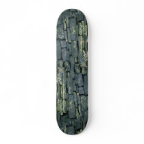 Dry stone wall skateboard deck