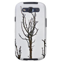 Dry Tree silhouette against cloudy sky Galaxy S3 Cover